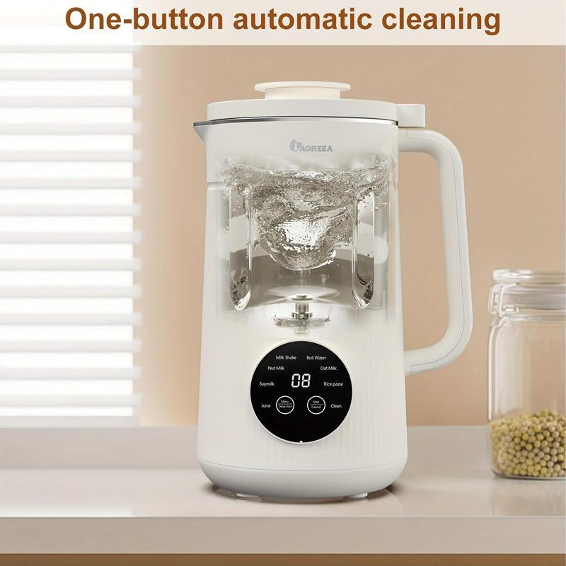 IAGREEA Automatic Nuts Milk Maker, Plug and Play 1000ML Milk Maker, Multifunctional Juicer for Coffee, Grain and Juice, Household Kitchen Appliances